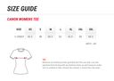 CA R50 Women's Maple Tee - Black - 4001
