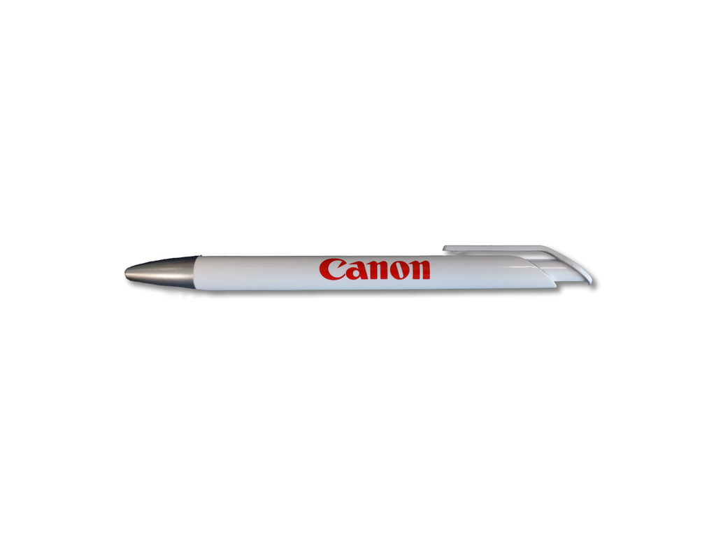 Canon White Plastic Pens